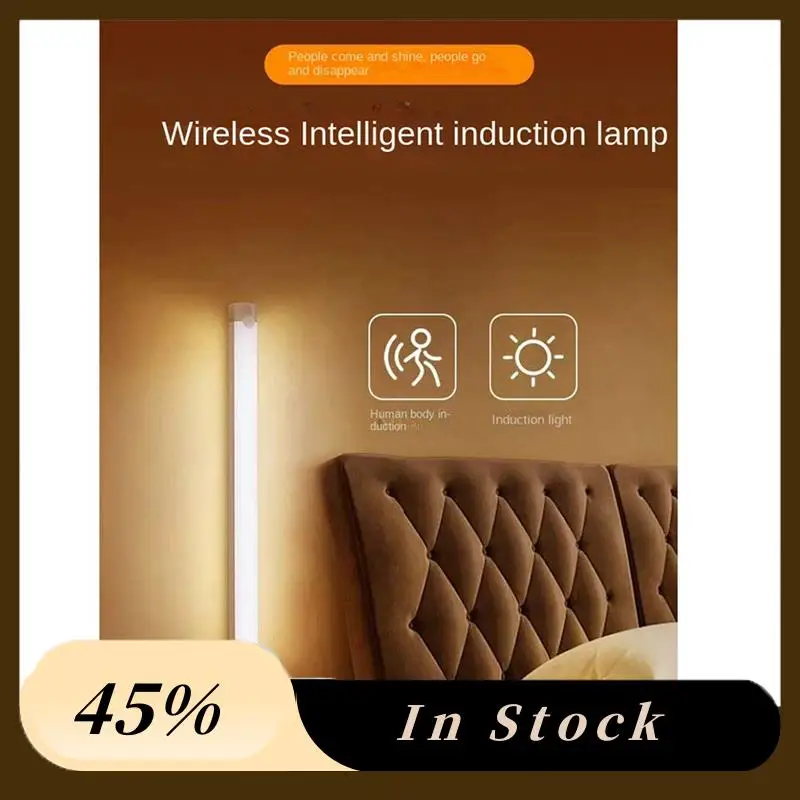 Wireless LED Night Light Motion Sensor Light Closet Night Lamp For Kitchen Bedroom Cabinet Light White Light Model Easy Install
Wireless LED Night Light Motion Sensor Light Closet Night Lamp For Kitchen Bedroom Cabinet Light White Light Model Easy Install