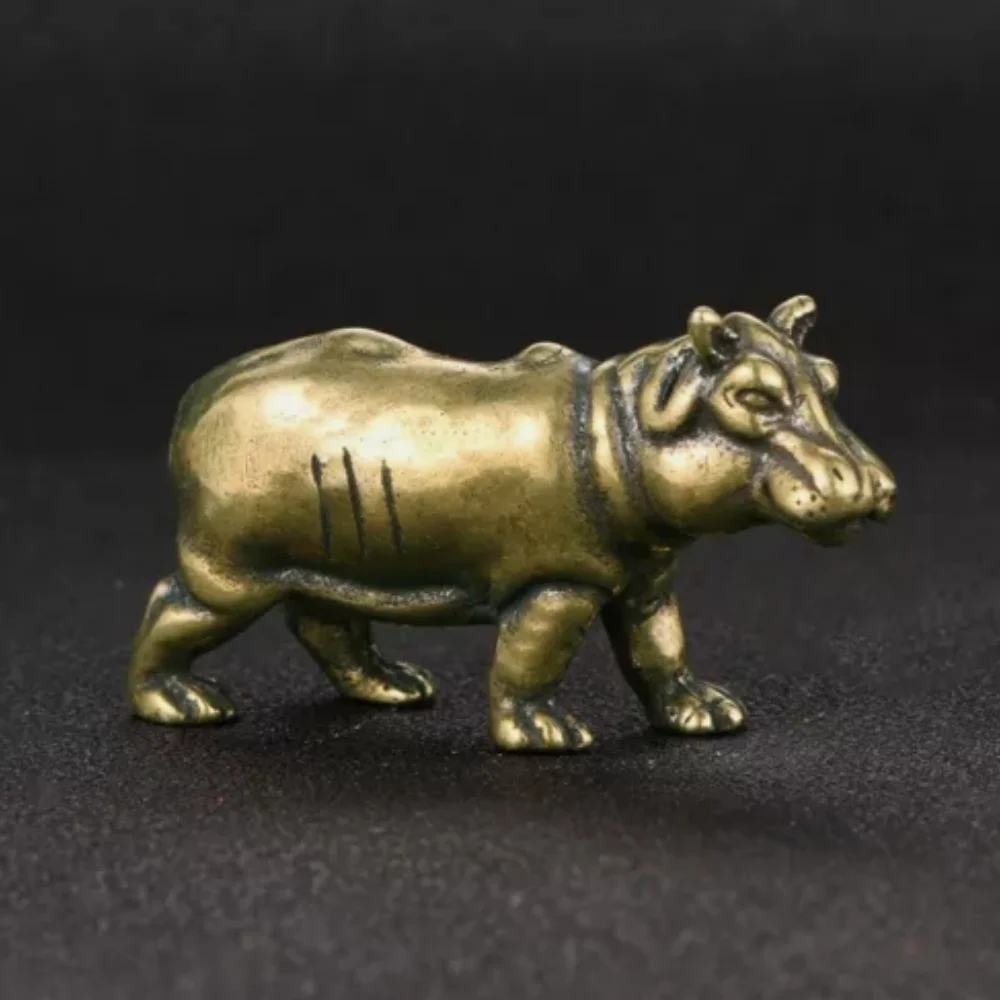 Solid Brass mini Hippo Figurine Small Statue Home Ornament Figurines Collectibles
Solid Brass mini Hippo Figurine Small Statue Home Ornament Figurines Collectibles
