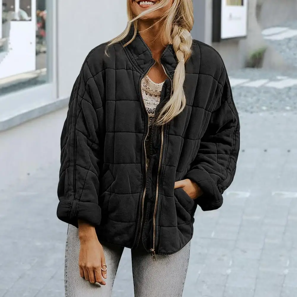 Soft Women Jacket Women's Stand Collar Winter Jacket with Warm Soft Material Zipper Closure Long Sleeve Thick for Casual
Soft Women Jacket Women's Stand Collar Winter Jacket with Warm Soft Material Zipper Closure Long Sleeve Thick for Casual