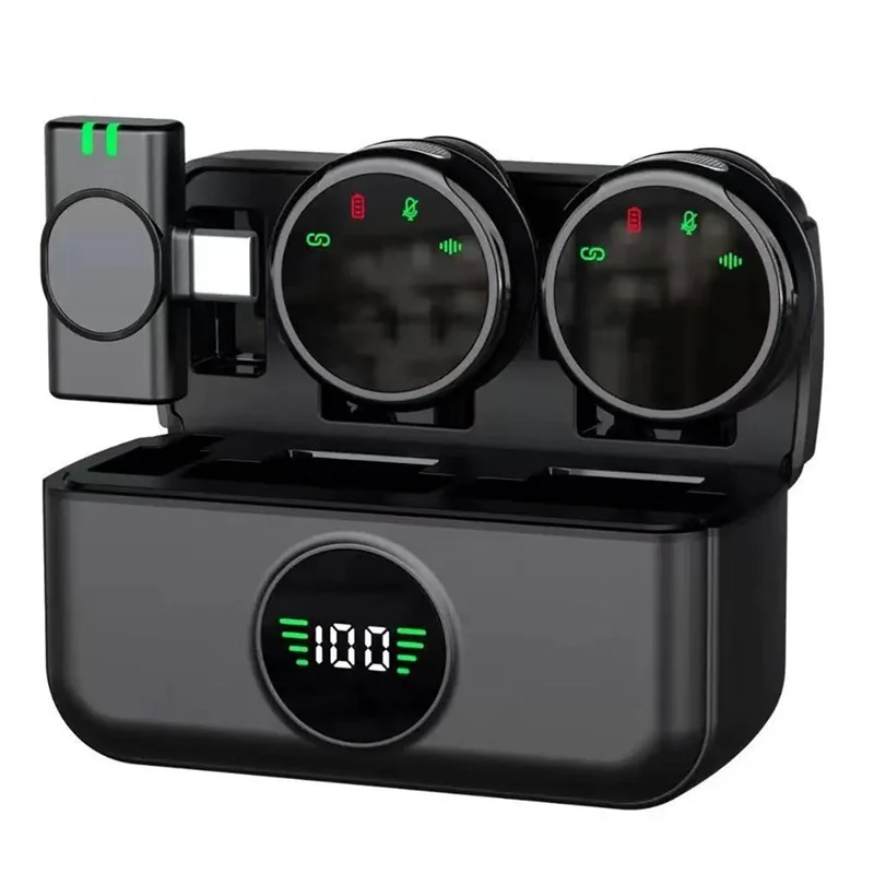 ABVO-беспроводной петличный микрофон S5, магнитный микрофон с шумоподавлением и зажимом для записи короткого видео
ABVO-беспроводной петличный микрофон S5, магнитный микрофон с шумоподавлением и зажимом для записи короткого видео