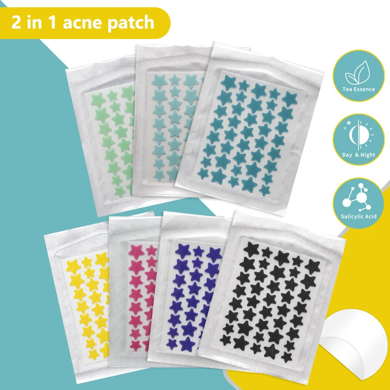 40/160pcs Star Pimple Patch Acne Colorful Invisible Acne Removal Skin Care Stickers Concealer Face Spot Beauty Makeup Tool
40/160pcs Star Pimple Patch Acne Colorful Invisible Acne Removal Skin Care Stickers Concealer Face Spot Beauty Makeup Tool