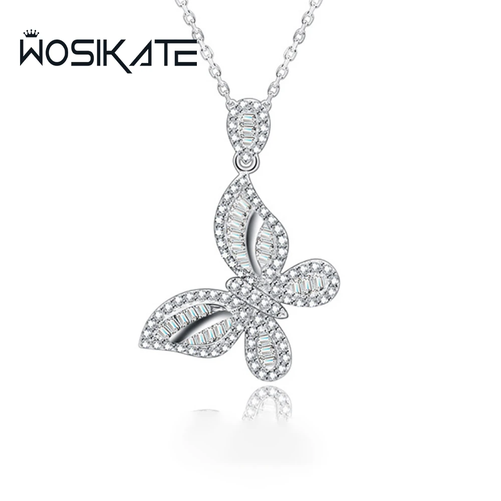 Роскошное ожерелье WOSIKATE из серебра 925 пробы с подвеской-бантом для женщин, модное ожерелье с цепочкой из циркония, ювелирные изделия для помолвки, ранний подарок
Роскошное ожерелье WOSIKATE из серебра 925 пробы с подвеской-бантом для женщин, модное ожерелье с цепочкой из циркония, ювелирные изделия для помолвки, ранний подарок