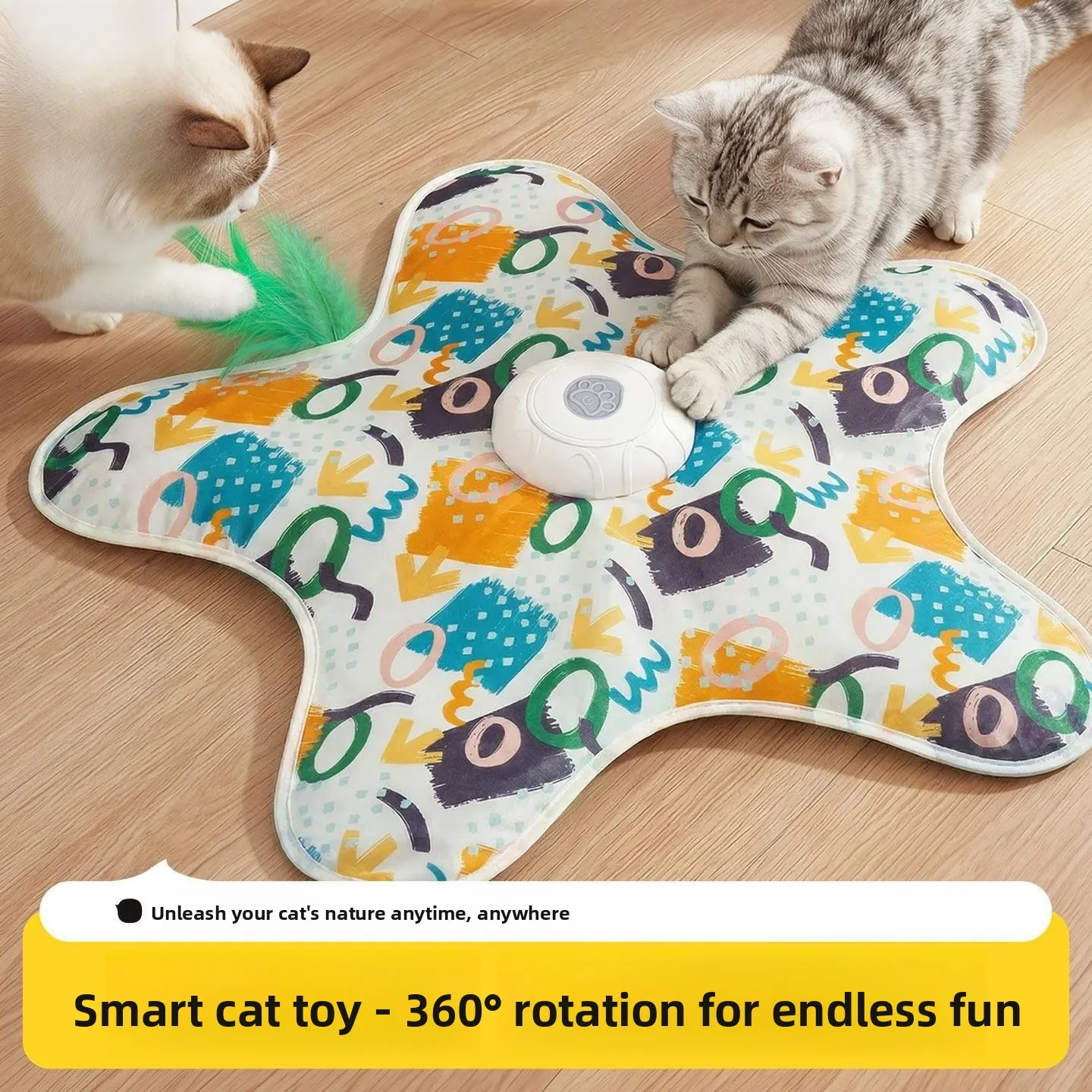 Cat hunting blanket toy, automatic turntable, cat teaser stick, pet game cover, self-entertainment gadget, hiding cover toy
Cat hunting blanket toy, automatic turntable, cat teaser stick, pet game cover, self-entertainment gadget, hiding cover toy