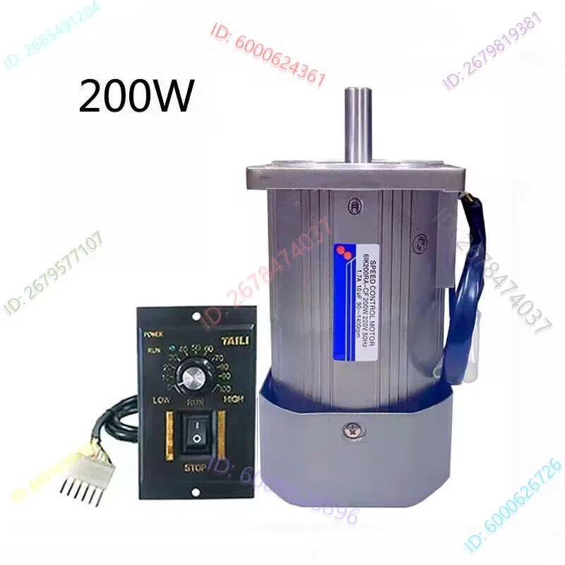 Shaft Adjustable Motor 200W Single-Phase Ac 220V 1400 Rpm or 2800 Rpm Can Be Forward and Reverse Motor
Shaft Adjustable Motor 200W Single-Phase Ac 220V 1400 Rpm or 2800 Rpm Can Be Forward and Reverse Motor