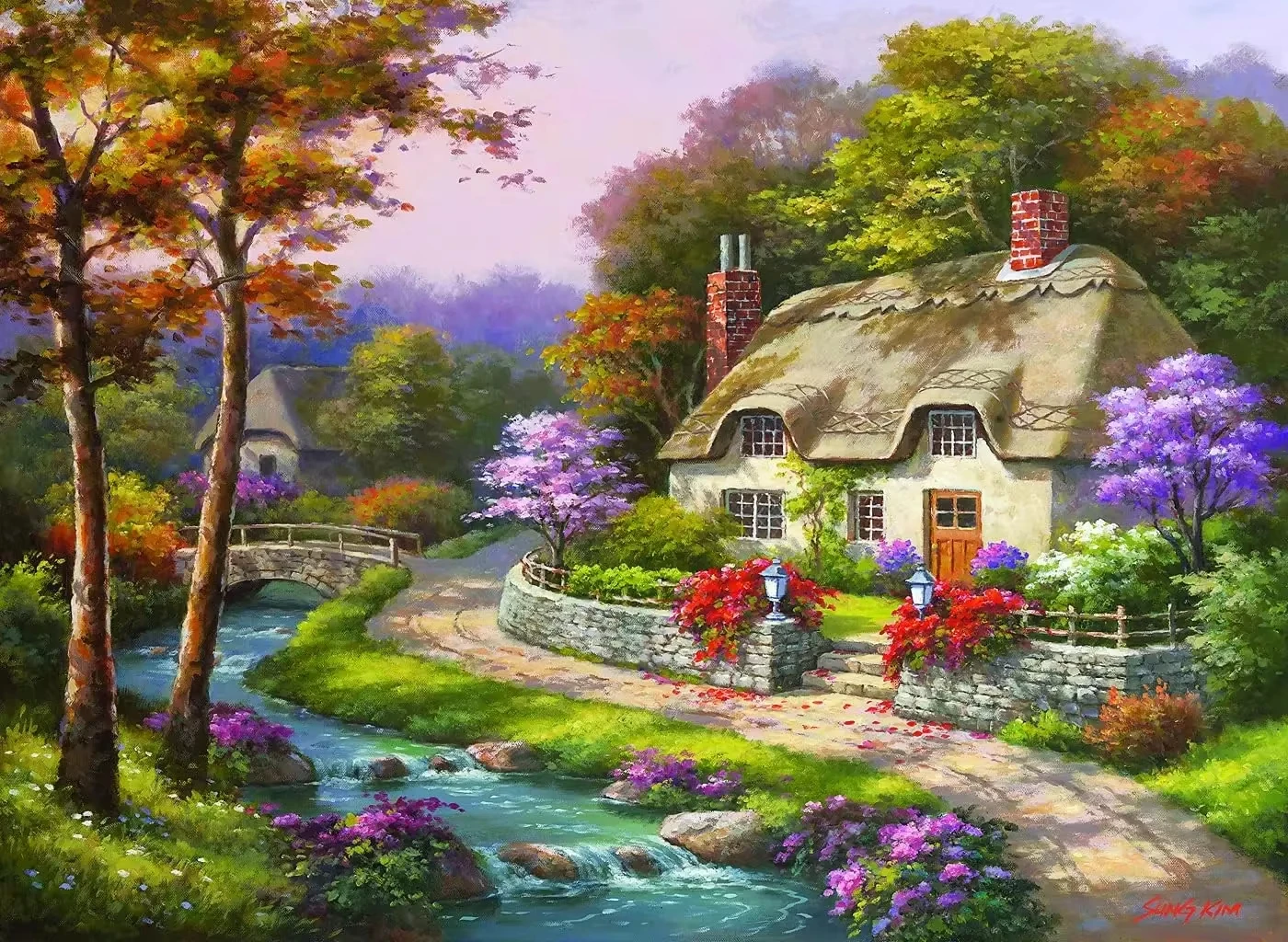 Spring Cottage 500/1000/1200/2000 PCS Jigsaw Puzzles Family Activity Relaxing Games for Living Room Home Decor Gift
Spring Cottage 500/1000/1200/2000 PCS Jigsaw Puzzles Family Activity Relaxing Games for Living Room Home Decor Gift