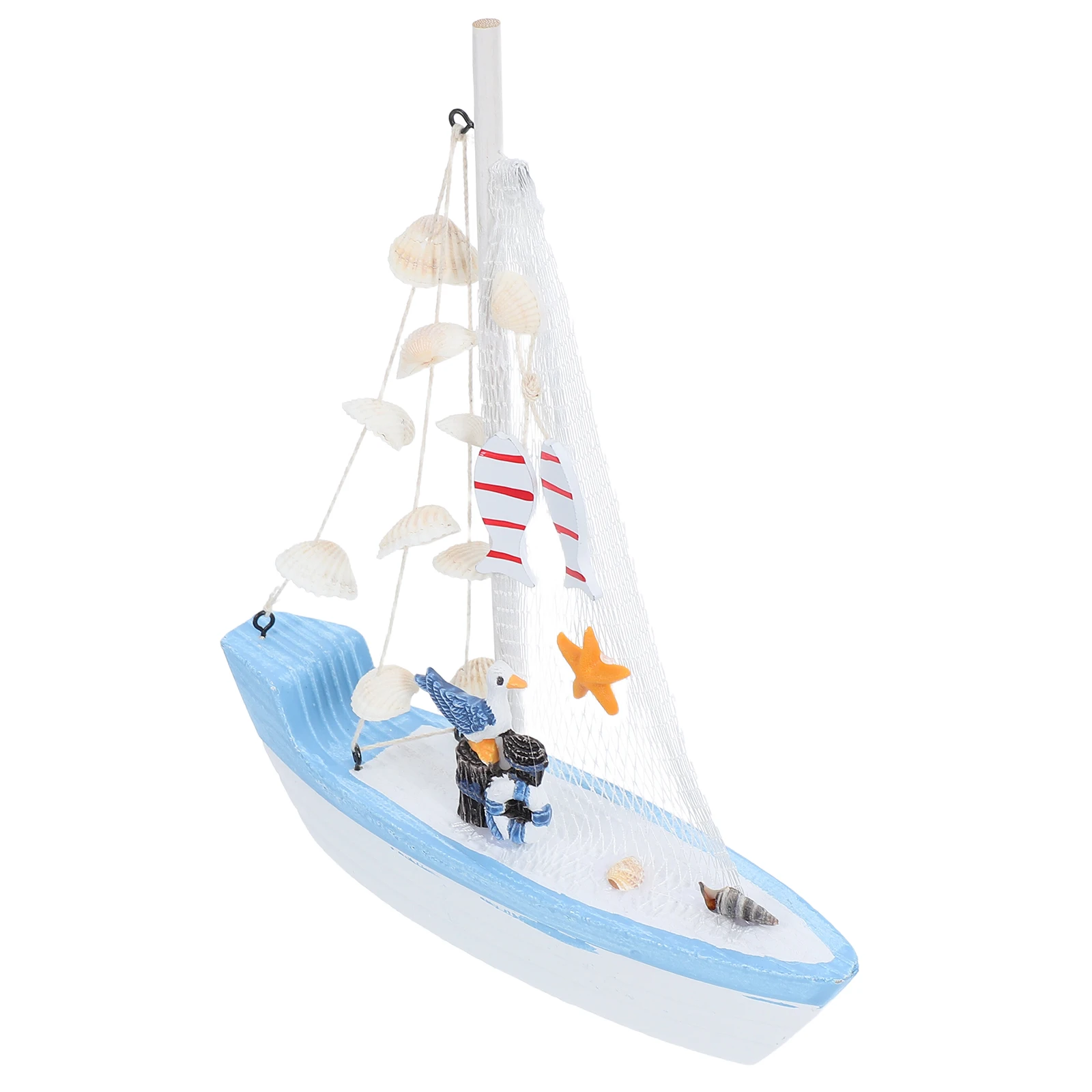 Mediterranean Sailboat Decor Blue White Shell Handcrafted Vintage Style Home Decoration Nautical Theme Boat Model Mini Statue
Mediterranean Sailboat Decor Blue White Shell Handcrafted Vintage Style Home Decoration Nautical Theme Boat Model Mini Statue