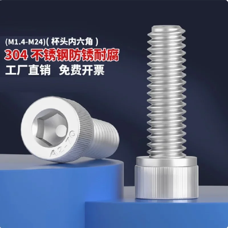Fully Threaded Long M4 M5 M6 M8 M10 Hexagon Socket Cap Screws Stainless Steel Hex Allen Key Bolts
Fully Threaded Long M4 M5 M6 M8 M10 Hexagon Socket Cap Screws Stainless Steel Hex Allen Key Bolts