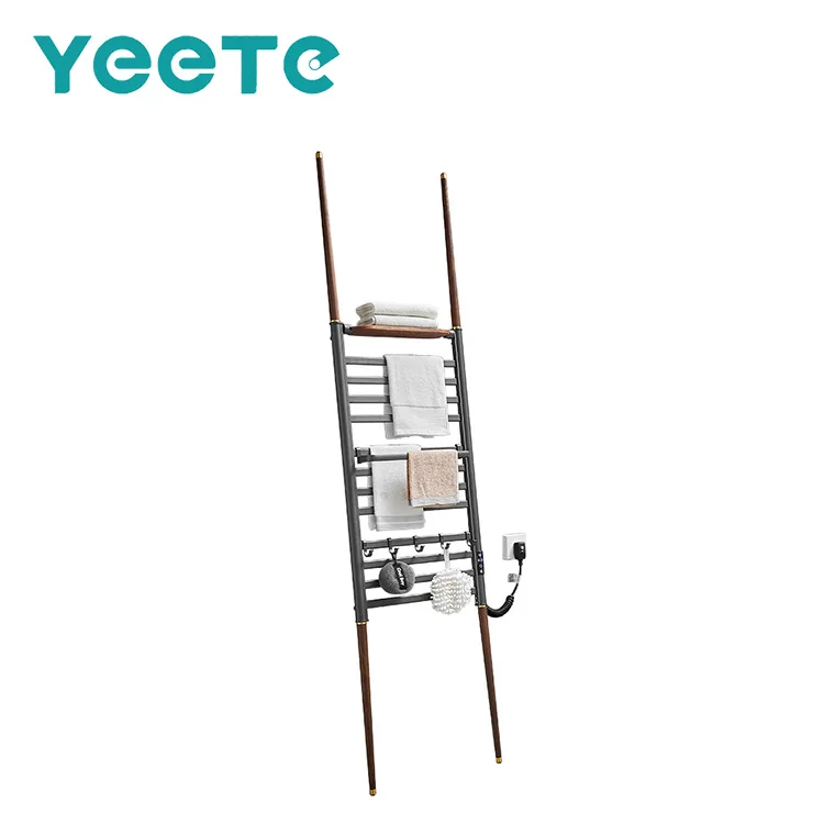 Ladder Electric Heated Towel Rack Space Aluminum Carbon Fiber Heating IPX4 Smart Control With Shelf
Ladder Electric Heated Towel Rack Space Aluminum Carbon Fiber Heating IPX4 Smart Control With Shelf