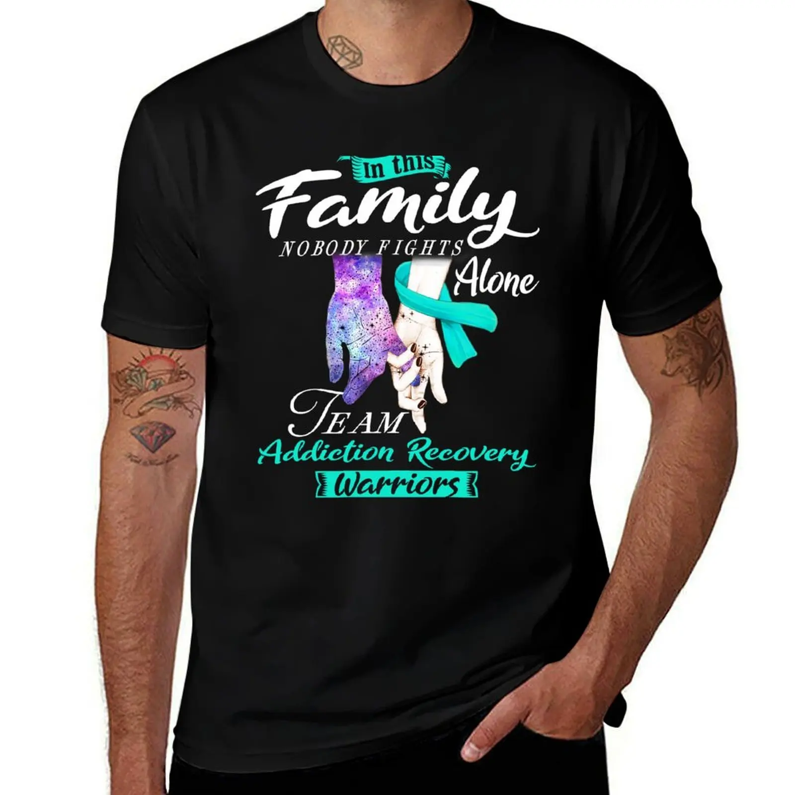 In This Family Nobody Fights Alone Team Addiction Recovery Warrior T-Shirt T-shirts man T-shirts oversize cotton t shirt men
In This Family Nobody Fights Alone Team Addiction Recovery Warrior T-Shirt T-shirts man T-shirts oversize cotton t shirt men