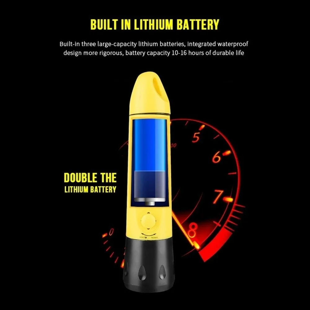 1200LM Diving Flashlight L2 Strong Light Fixed Focus Long-range Diving Lamp IPX8 Waterproof Underwater Lighting
1200LM Diving Flashlight L2 Strong Light Fixed Focus Long-range Diving Lamp IPX8 Waterproof Underwater Lighting