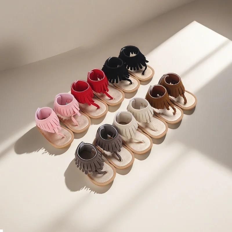 Fashionable 0-18M Baby Cute Tassel Decoration Summer Sandals Princess Casual Rubber Sole Non Slip Sandals Walking Shoes
Fashionable 0-18M Baby Cute Tassel Decoration Summer Sandals Princess Casual Rubber Sole Non Slip Sandals Walking Shoes