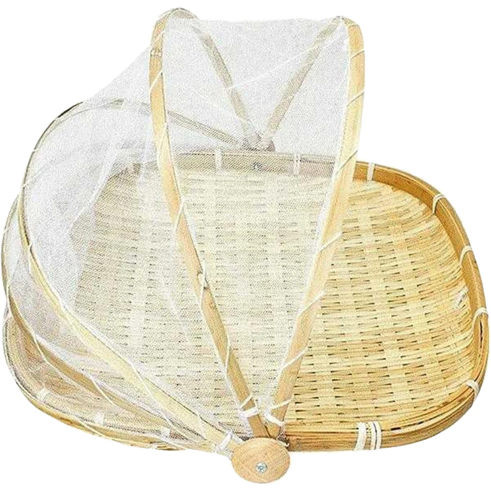 Ventilated Food Basket Vegetable Storage Tray Practical Woven for Net Bamboo Tent Fruit Functional
Ventilated Food Basket Vegetable Storage Tray Practical Woven for Net Bamboo Tent Fruit Functional