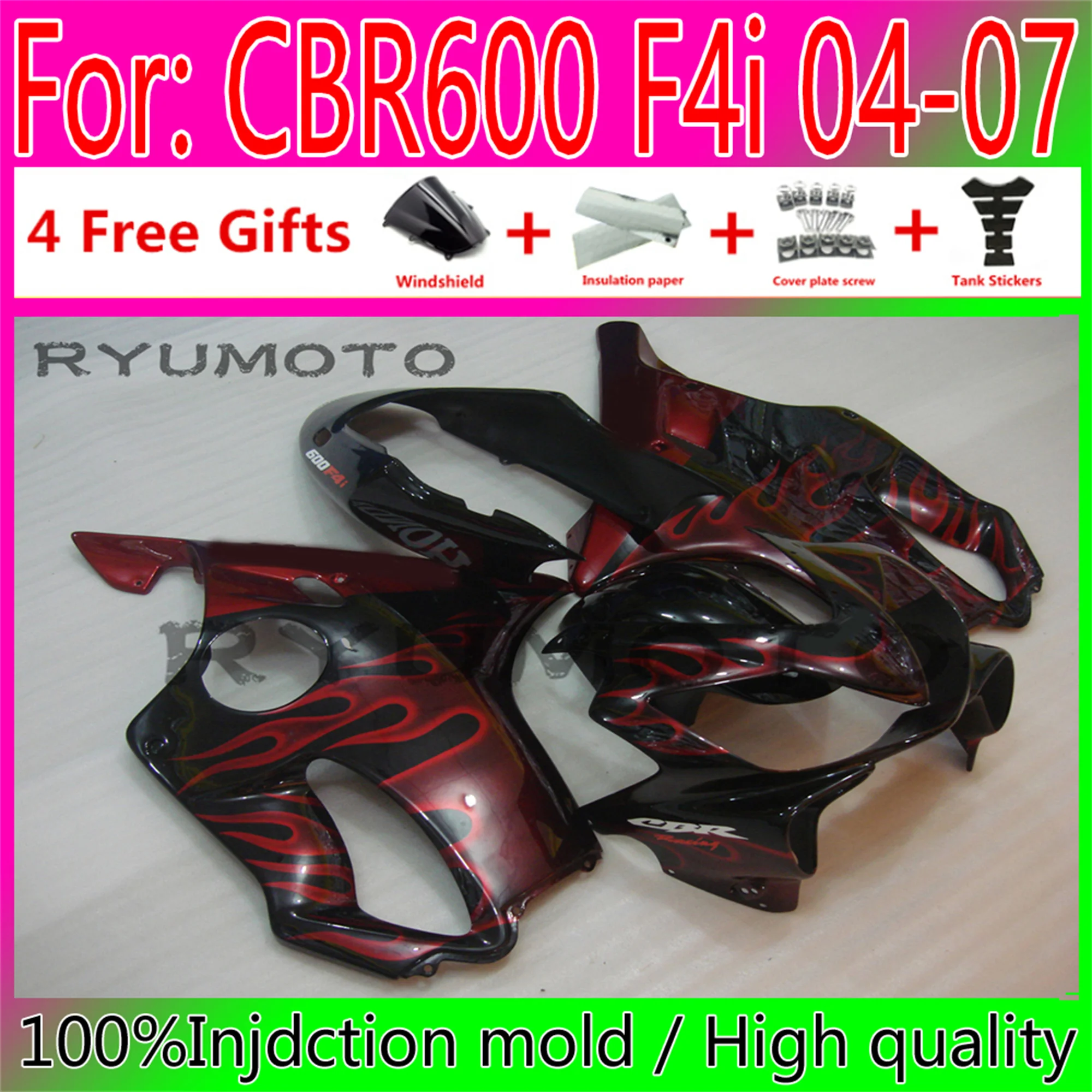 Комплект обтекателей для мотоциклов HONDA CBR 600 F4i 04 05 06 07 CBR600 2004 2005 2006 2007 обтекатель
Комплект обтекателей для мотоциклов HONDA CBR 600 F4i 04 05 06 07 CBR600 2004 2005 2006 2007 обтекатель