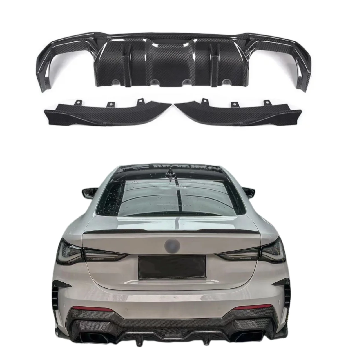 Диффузор заднего бампера из углеродного волокна SQ Style для BMW 4 серии G22 2020 + Диффузор
Диффузор заднего бампера из углеродного волокна SQ Style для BMW 4 серии G22 2020 + Диффузор
