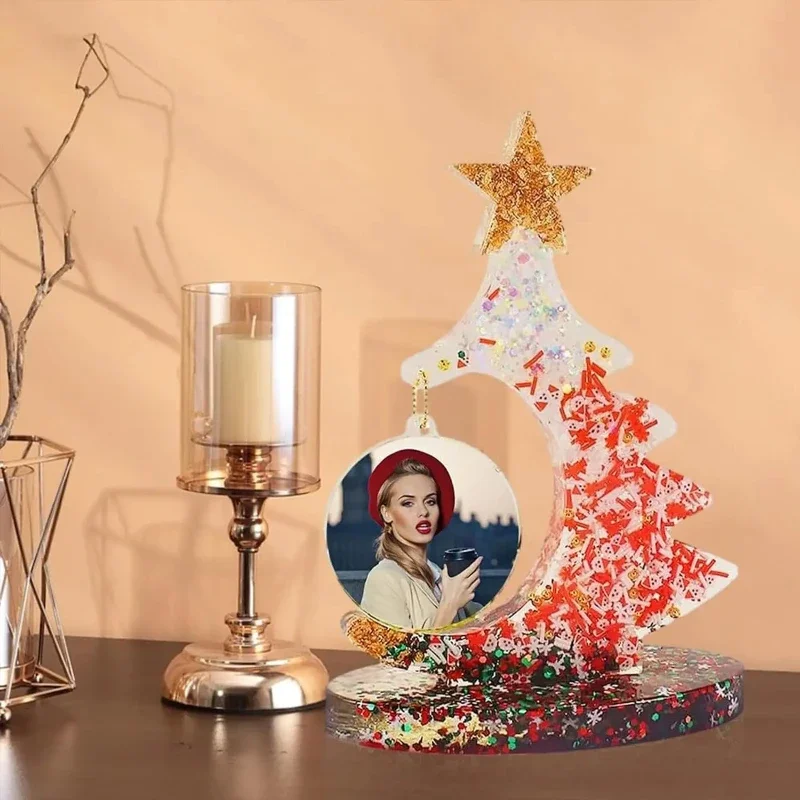DIY Christmas Tree Photo Frame Silicone Mould for Crystal Epoxy Resin Craft Casting Handmade Home Decor Art Mould
DIY Christmas Tree Photo Frame Silicone Mould for Crystal Epoxy Resin Craft Casting Handmade Home Decor Art Mould