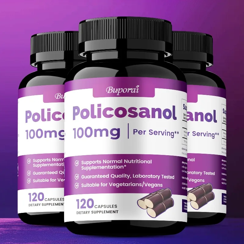 Policosanol 100mg - Improves Energy, Promotes Heart and Cardiovascular Health, Balances Cholesterol, Boosts Immunity, Non-GMO
Policosanol 100mg - Improves Energy, Promotes Heart and Cardiovascular Health, Balances Cholesterol, Boosts Immunity, Non-GMO