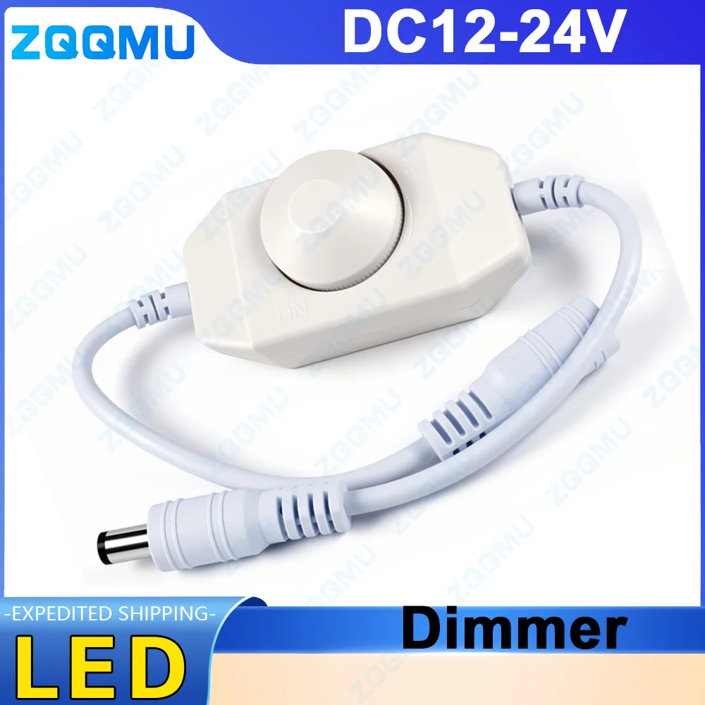 LED Light Strip LED Dimmer 12V 24V 2A 24W Knob-Type LED Dimmer Dimming Switch For 3528 5050 5730 5630 Single-Color Light Strips
LED Light Strip LED Dimmer 12V 24V 2A 24W Knob-Type LED Dimmer Dimming Switch For 3528 5050 5730 5630 Single-Color Light Strips