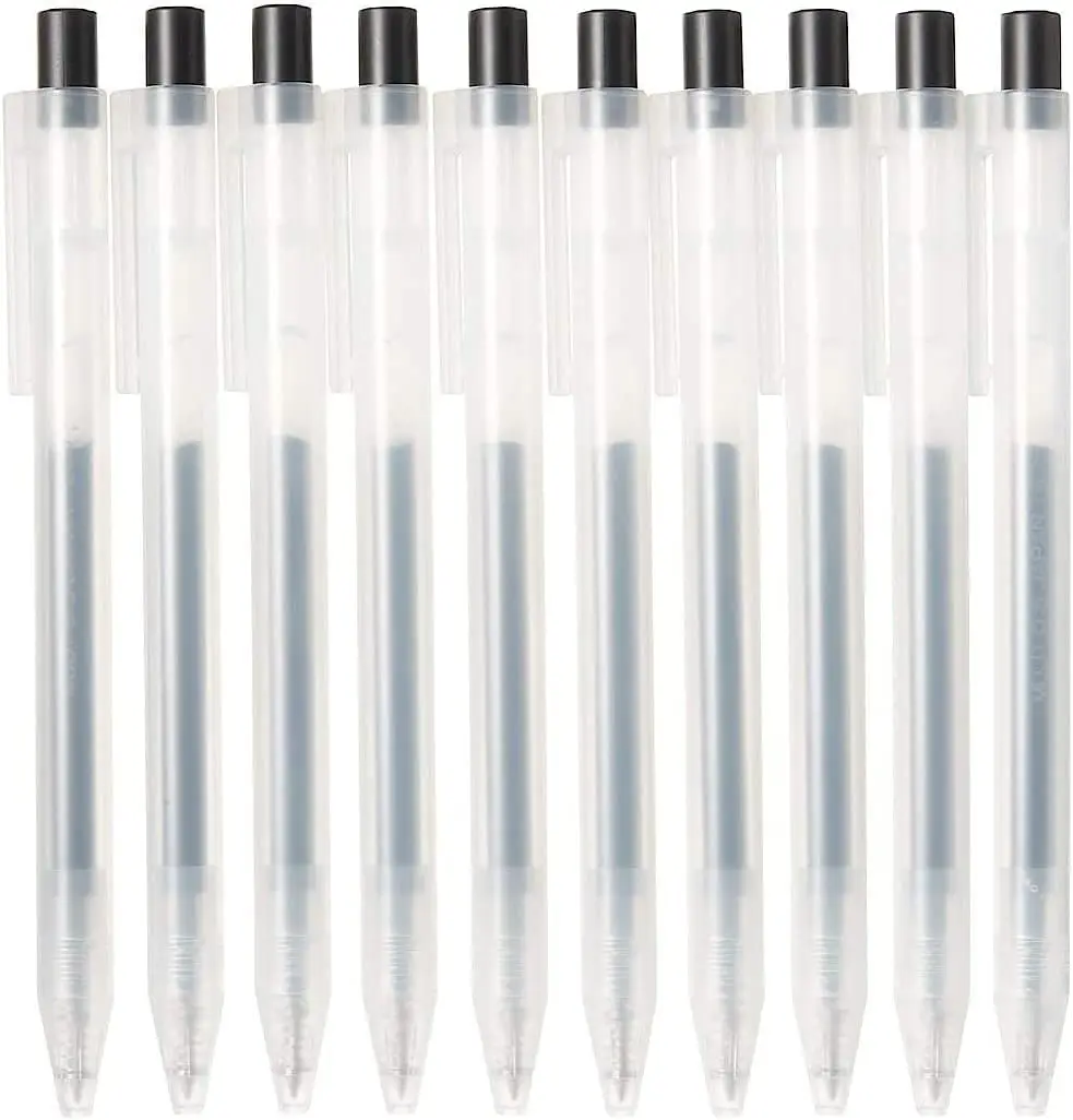 Smooth Gel Ink Ballpoint Pen Set, 0.5 mm, Black, 10-Pack Retractable
Smooth Gel Ink Ballpoint Pen Set, 0.5 mm, Black, 10-Pack Retractable