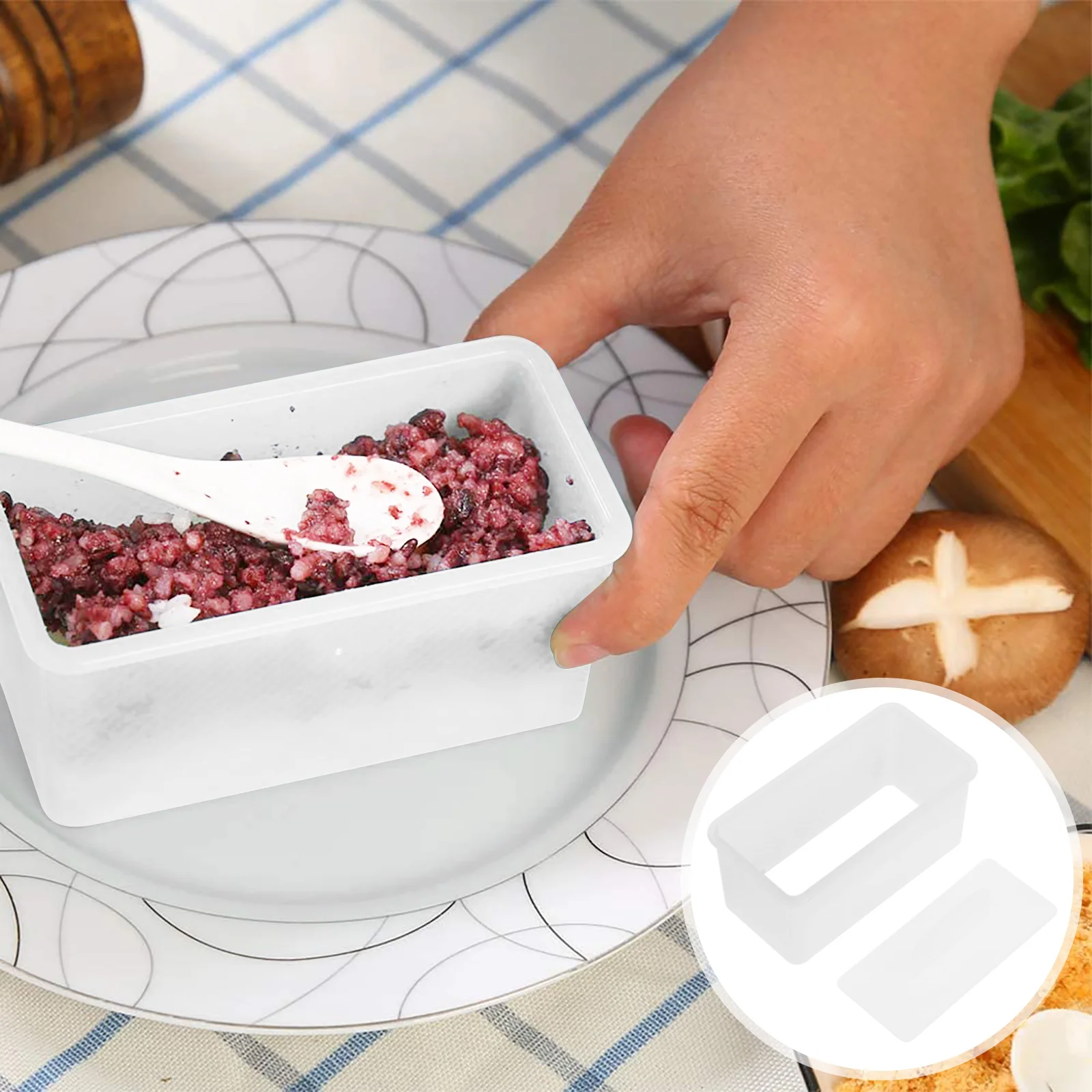 2Pcs Sushi Molds Rice Ball Makers Simple Non-Stick Kitchen Tools for DIY Bento Homemade Making Supplies Making Molds
2Pcs Sushi Molds Rice Ball Makers Simple Non-Stick Kitchen Tools for DIY Bento Homemade Making Supplies Making Molds