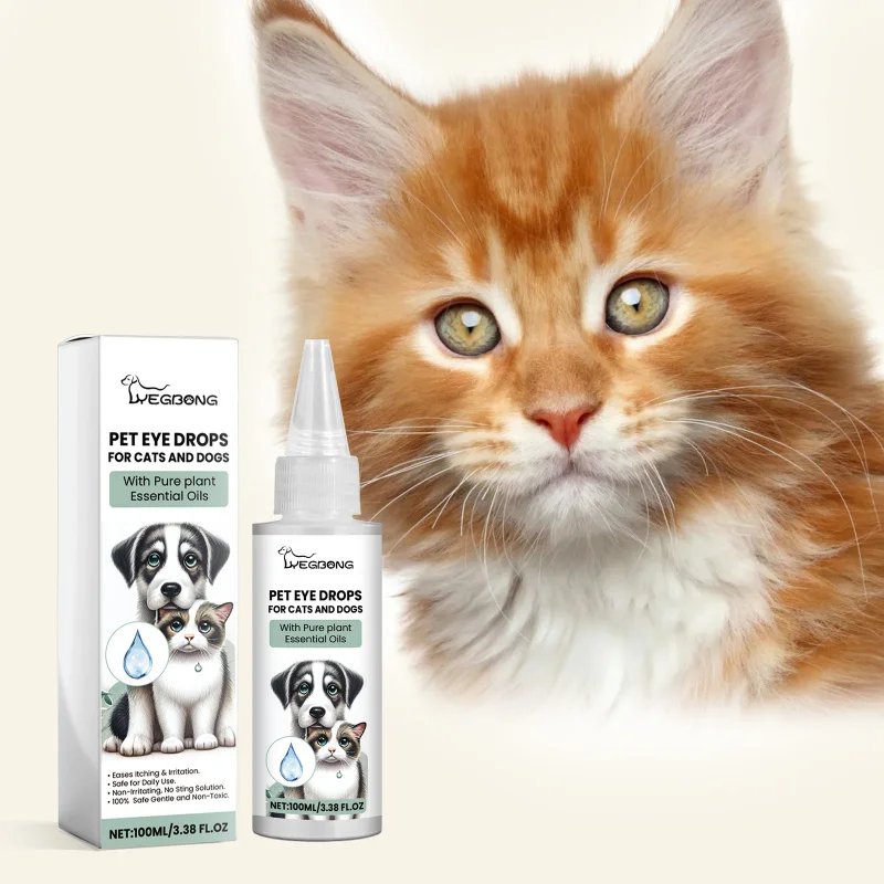 Pet Eye Drops For Dogs & Cats, Gentle Eye Cleaner Solution To Help Reduce Tear Stains & Soothe Irritation, Herbal Formula
Pet Eye Drops For Dogs & Cats, Gentle Eye Cleaner Solution To Help Reduce Tear Stains & Soothe Irritation, Herbal Formula