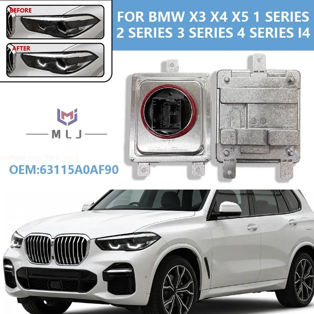 For BMW X3-5 1-4Series G01/05/08/20/29/26/22 low-end LED headlight ballast angel eye module daytime running light control unit
For BMW X3-5 1-4Series G01/05/08/20/29/26/22 low-end LED headlight ballast angel eye module daytime running light control unit