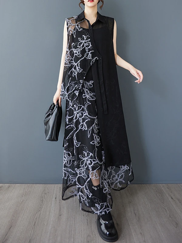 Summer 2025 Loose Heavy Embroidery Asymmetrical Shirt Half Skirt Two-Piece Set Fashionable Versatile Women's Clothing Set
Summer 2025 Loose Heavy Embroidery Asymmetrical Shirt Half Skirt Two-Piece Set Fashionable Versatile Women's Clothing Set