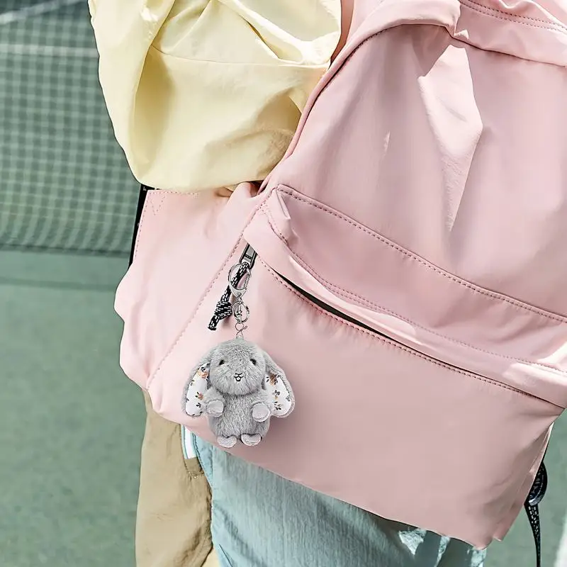 Key Rings Cute Cute Bunny Plush Keychain For Backpack Anti-Lost Pendant Decoration Wallet Purse Bag Accessory For Men Women
Key Rings Cute Cute Bunny Plush Keychain For Backpack Anti-Lost Pendant Decoration Wallet Purse Bag Accessory For Men Women