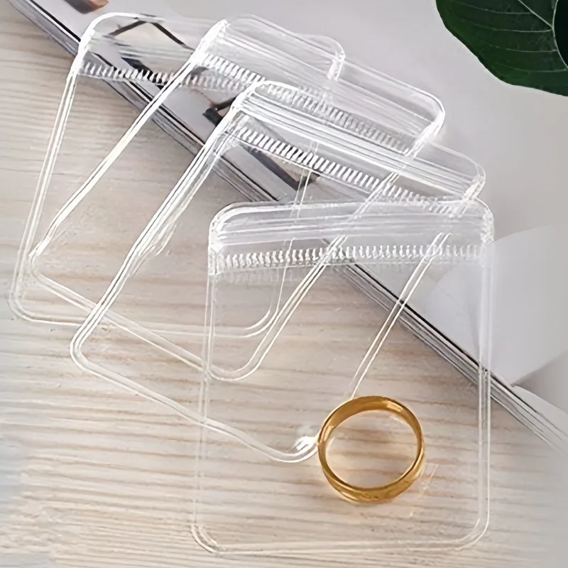 20pcs Clear PVC Jewelry Bag Anti Oxidation Storage Bag Earrings Necklace Bracelet Display Packaging
20pcs Clear PVC Jewelry Bag Anti Oxidation Storage Bag Earrings Necklace Bracelet Display Packaging