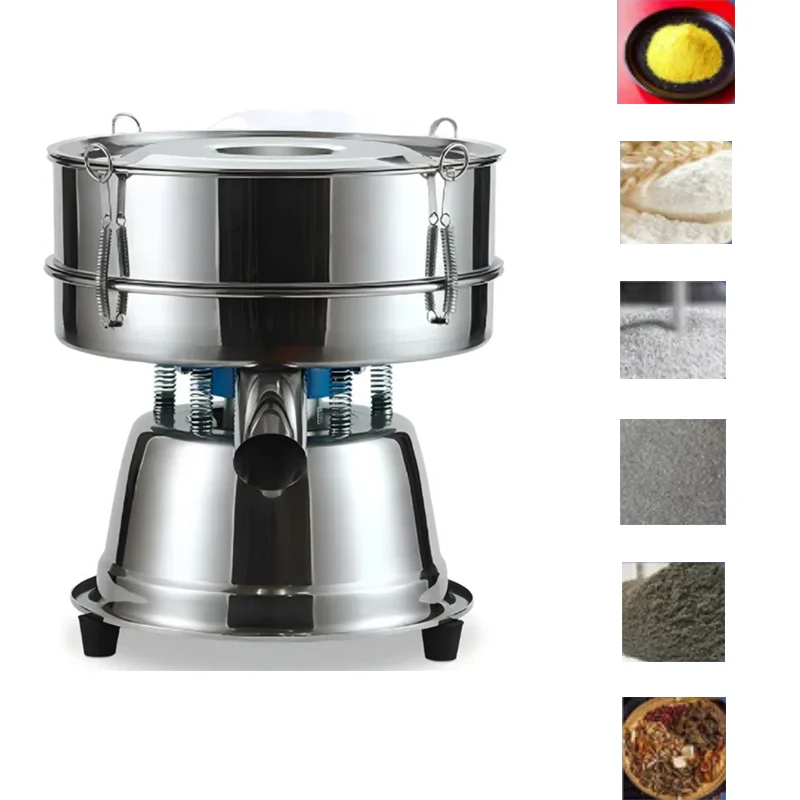 40cm Electric Stainless Steel Vibrating Sieving Machine for Kitchen, Powder Filtration & Separation Screen
40cm Electric Stainless Steel Vibrating Sieving Machine for Kitchen, Powder Filtration & Separation Screen