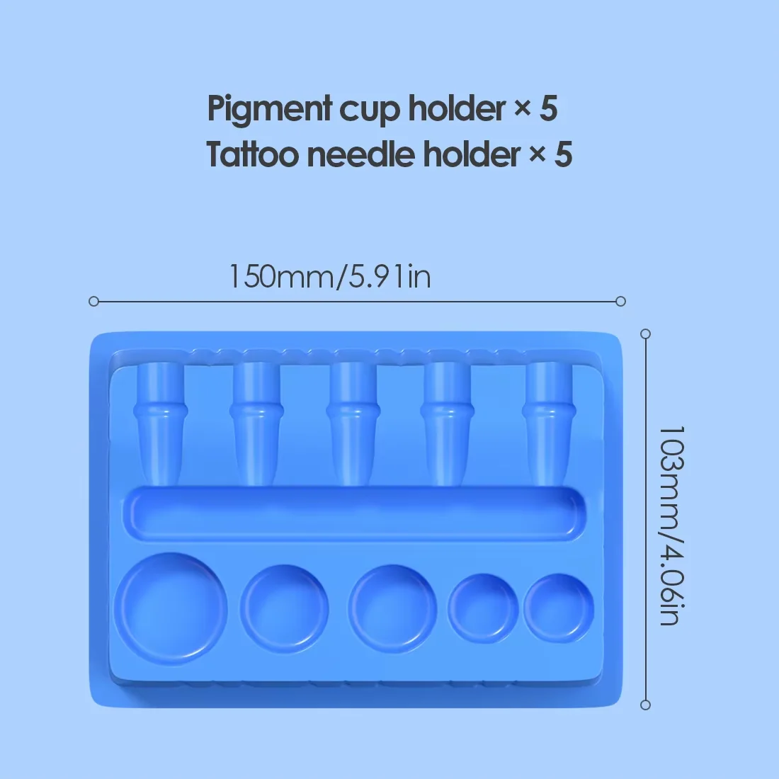Disposable Multi Grid Tattoo Ink Tray 20Pcs 5 Needle Holder Slots 5 Pigment Cup Slots Tattoo Pigment Tray for Tattoo Studio
Disposable Multi Grid Tattoo Ink Tray 20Pcs 5 Needle Holder Slots 5 Pigment Cup Slots Tattoo Pigment Tray for Tattoo Studio