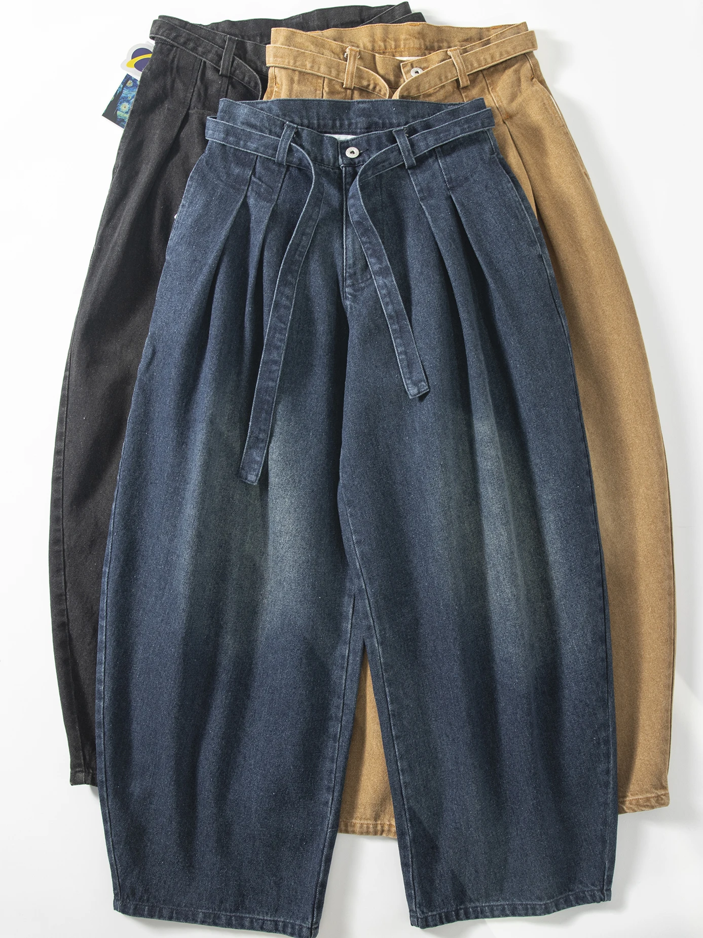 Retro American Wide Leg Men's Jeans Spring Loose Straight Blade Pants Couples Sle Versatile Long Casual Cotton Trousers
Retro American Wide Leg Men's Jeans Spring Loose Straight Blade Pants Couples Sle Versatile Long Casual Cotton Trousers