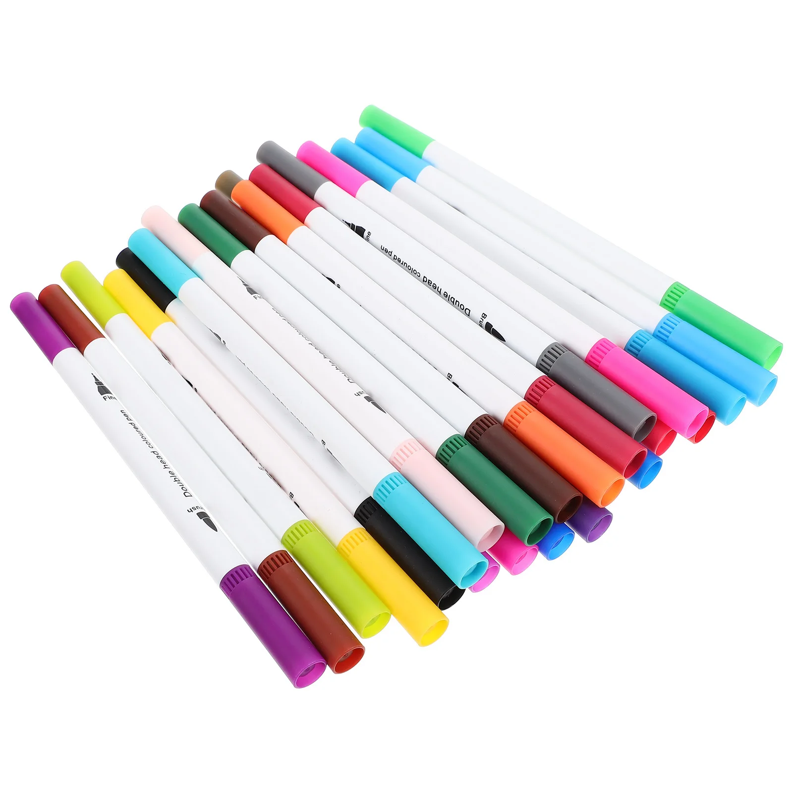 24Pcs Colored Marker Pens Dual Brush Smooth Writing Painting Drawing Markers for Art Supplies Acrylic Paint Pens
24Pcs Colored Marker Pens Dual Brush Smooth Writing Painting Drawing Markers for Art Supplies Acrylic Paint Pens