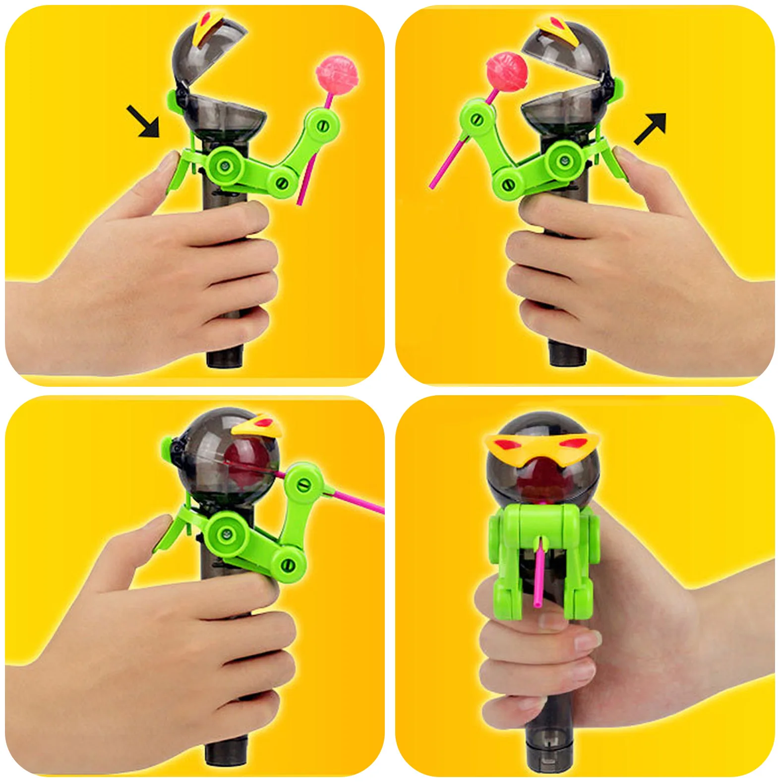 Candy Dustproof Toys Lollipop Robot Holder Novelty Transparent Stand Tool Toy Funny Creative Gifts for Children Boys Girls Kids
Candy Dustproof Toys Lollipop Robot Holder Novelty Transparent Stand Tool Toy Funny Creative Gifts for Children Boys Girls Kids