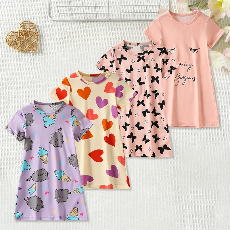 1/2 Piece Children's Sweet And Lovely Straight Skirt Loose And Comfortable Girl's Home Skirt Casual Round Neck Plus Size Skirt
1/2 Piece Children's Sweet And Lovely Straight Skirt Loose And Comfortable Girl's Home Skirt Casual Round Neck Plus Size Skirt