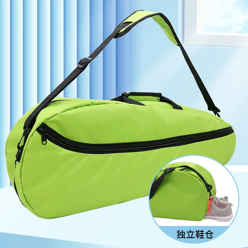 Large Capacity Single Shoulder Badminton Racket Bag 3/6-pack Tennis Racket Backpack Independent Shoe Storage Baseball Bags Unise
Large Capacity Single Shoulder Badminton Racket Bag 3/6-pack Tennis Racket Backpack Independent Shoe Storage Baseball Bags Unise