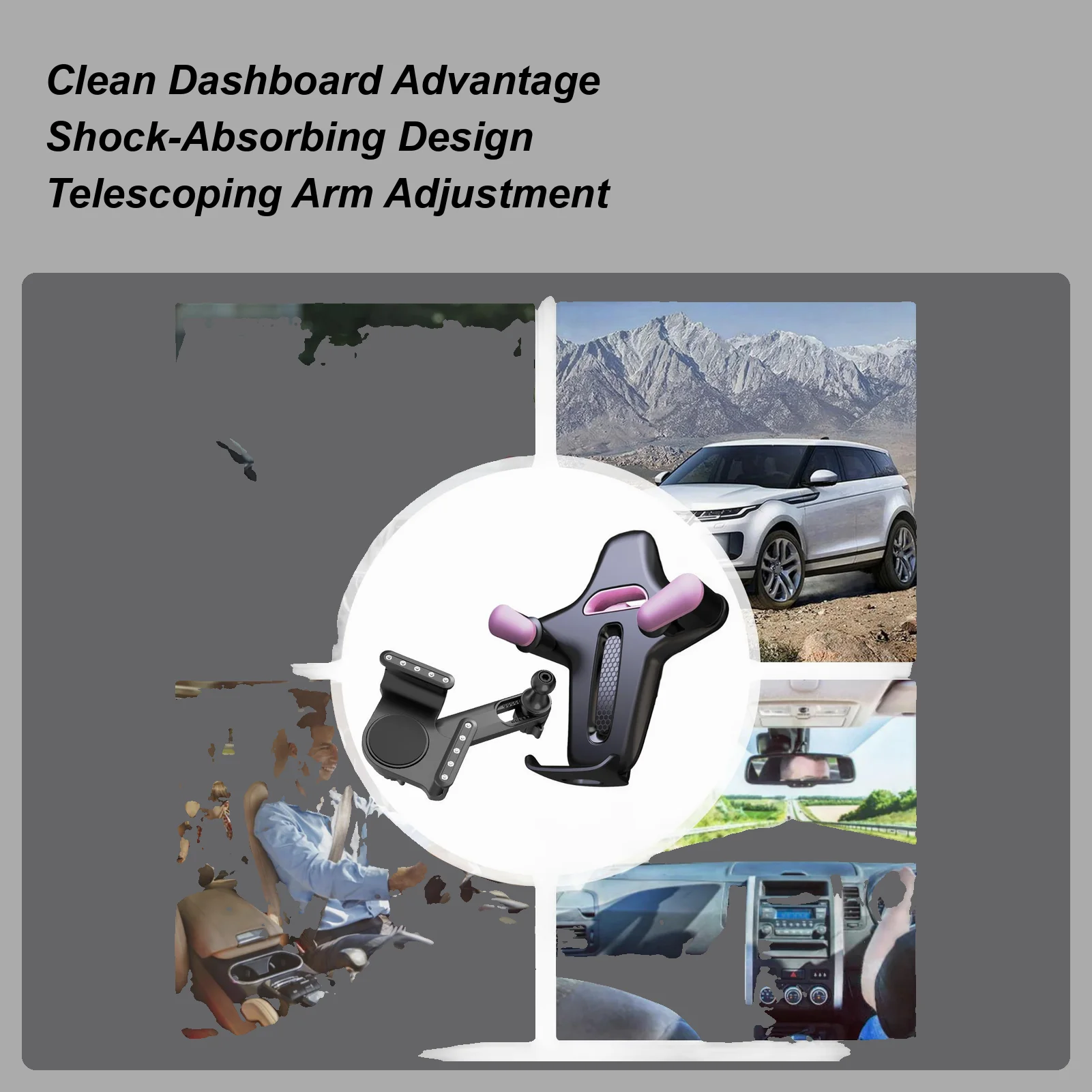 Phone Mount For Car 360 Degree Rotation Adjustable Cradle Vehicle Screen Phone Mount Clip For Truck Vehicle Auto Pickups Scooter
Phone Mount For Car 360 Degree Rotation Adjustable Cradle Vehicle Screen Phone Mount Clip For Truck Vehicle Auto Pickups Scooter