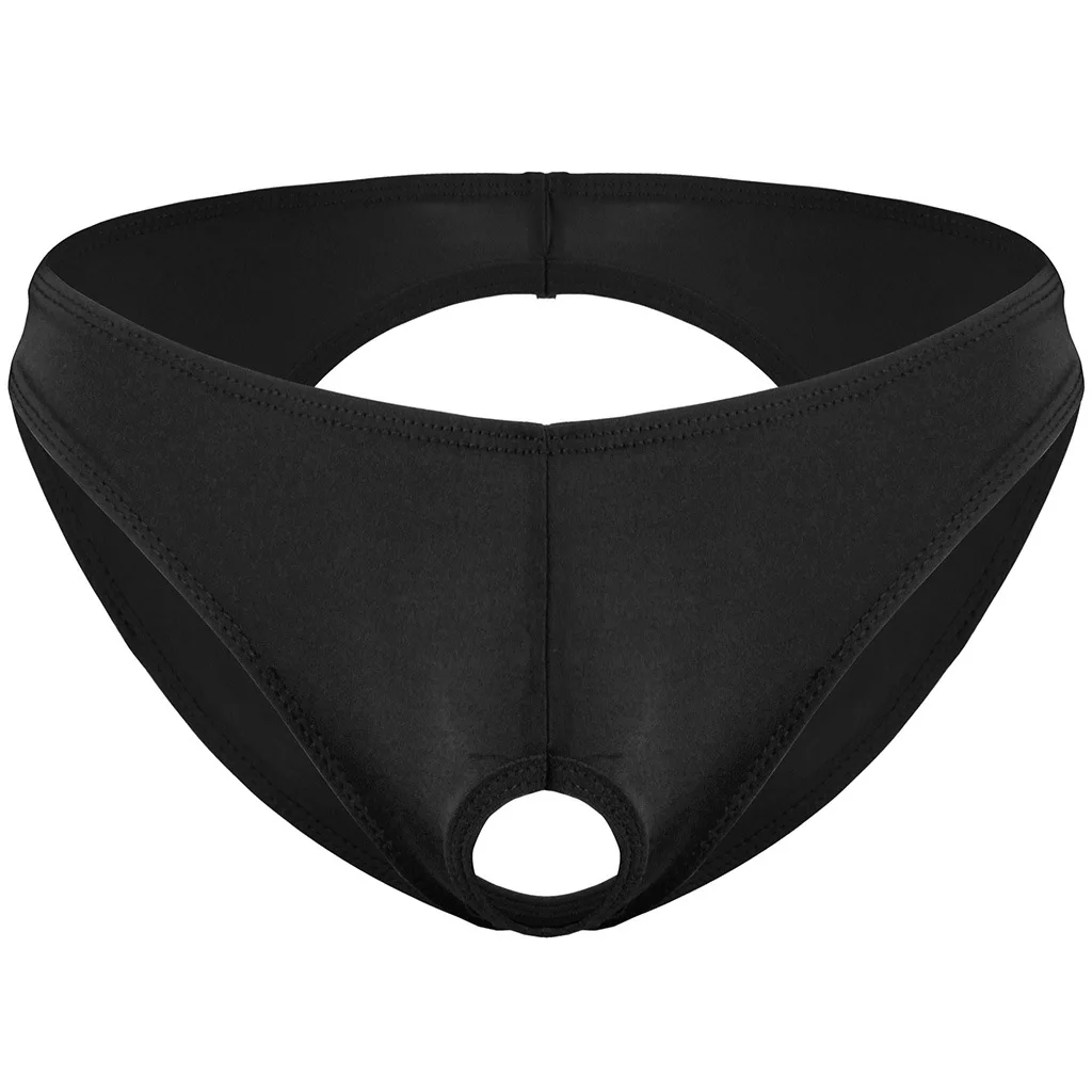 Men's Ice Silk Front Hole Thong, Open-Back Cheeky Sexy Briefs
Men's Ice Silk Front Hole Thong, Open-Back Cheeky Sexy Briefs