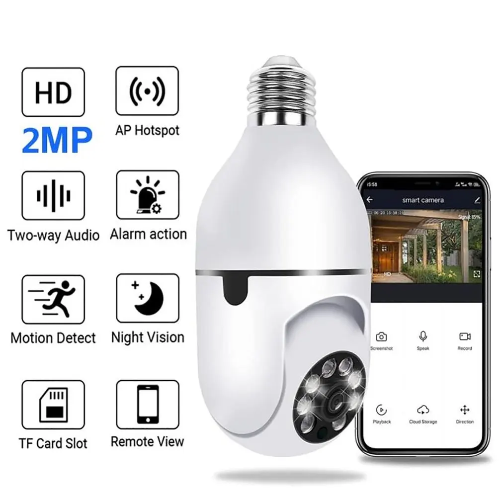 2.4G Surveillance Camera Wireless Wifi Smart 360 Mobile Phone Remote Night View Full Color High Definition Security Cameras
2.4G Surveillance Camera Wireless Wifi Smart 360 Mobile Phone Remote Night View Full Color High Definition Security Cameras