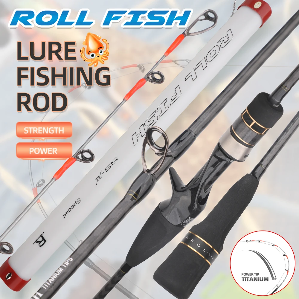 ROLLFISH Titanium Tip Octopus Squid Cuttle Rod 1.6M Action 7:3 Casting Carbon Fiber Saltwater Light Jigging Fishing Rod+Rod Bag
ROLLFISH Titanium Tip Octopus Squid Cuttle Rod 1.6M Action 7:3 Casting Carbon Fiber Saltwater Light Jigging Fishing Rod+Rod Bag