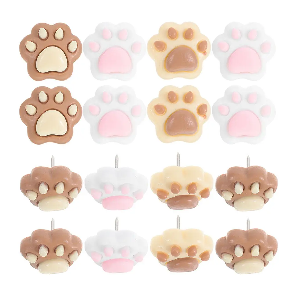 50Pcs Adorable Cat Paw Push Pins Creative Colorful Thumb Tacks for Memo Board Felt Board Whiteboard Map Marking Photo Display
50Pcs Adorable Cat Paw Push Pins Creative Colorful Thumb Tacks for Memo Board Felt Board Whiteboard Map Marking Photo Display