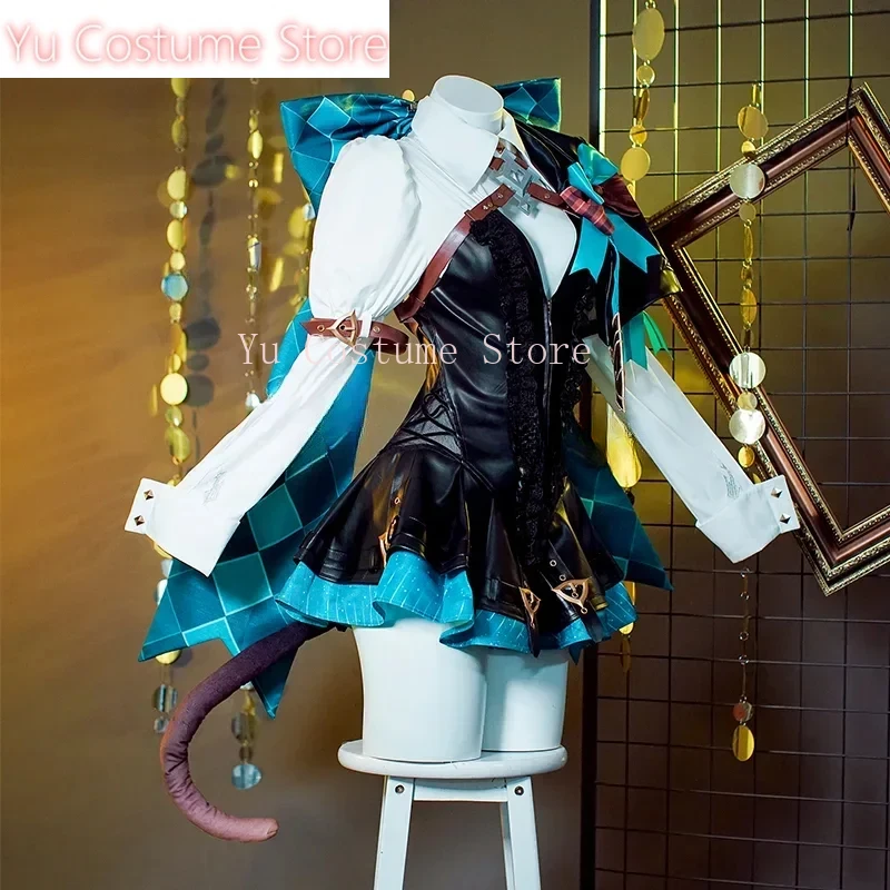 Game Genshin Impact Lynette Cosplay Costume Wig Dress Fontaine Uniform Tail Magician Ears Skirt Lyney Halloween Party Wear 2025
Game Genshin Impact Lynette Cosplay Costume Wig Dress Fontaine Uniform Tail Magician Ears Skirt Lyney Halloween Party Wear 2025