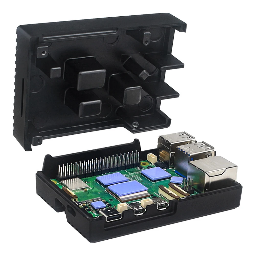 Корпус Raspberry Pi 5, алюминиевый сплав, металлический корпус с пассивным охлаждением, алюминиевый корпус радиатора Raspberry Pi 5, подходит для Raspberry Pi 5
Корпус Raspberry Pi 5, алюминиевый сплав, металлический корпус с пассивным охлаждением, алюминиевый корпус радиатора Raspberry Pi 5, подходит для Raspberry Pi 5