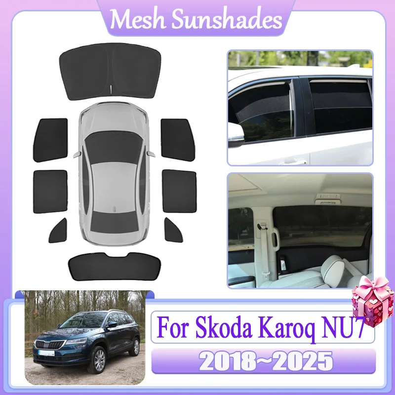 Для Skoda Karoq NU7 2018-2025 2020 автомобильный сетчатый козырек от солнца, магнитный солнцезащитный козырек, анти-УФ-тепляция, солнцезащитный козырек, аксессуары
Для Skoda Karoq NU7 2018-2025 2020 автомобильный сетчатый козырек от солнца, магнитный солнцезащитный козырек, анти-УФ-тепляция, солнцезащитный козырек, аксессуары