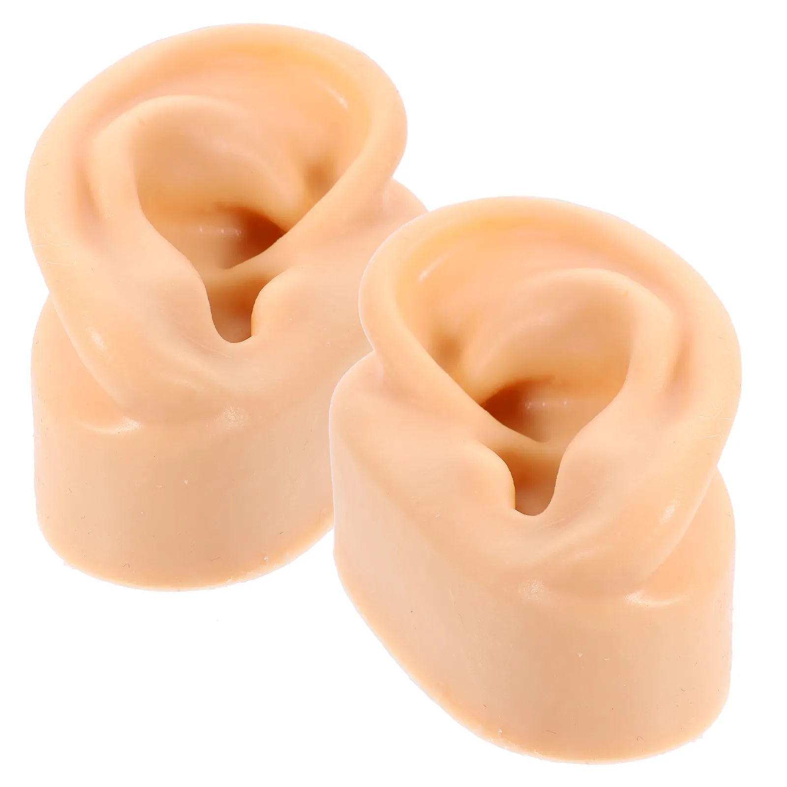 1 Pair Vivid Silicone Ear Model Realistic Fake Ear for Halloween Prank Tattoo Practice Earring Display Jewelry Tool Accessory
1 Pair Vivid Silicone Ear Model Realistic Fake Ear for Halloween Prank Tattoo Practice Earring Display Jewelry Tool Accessory