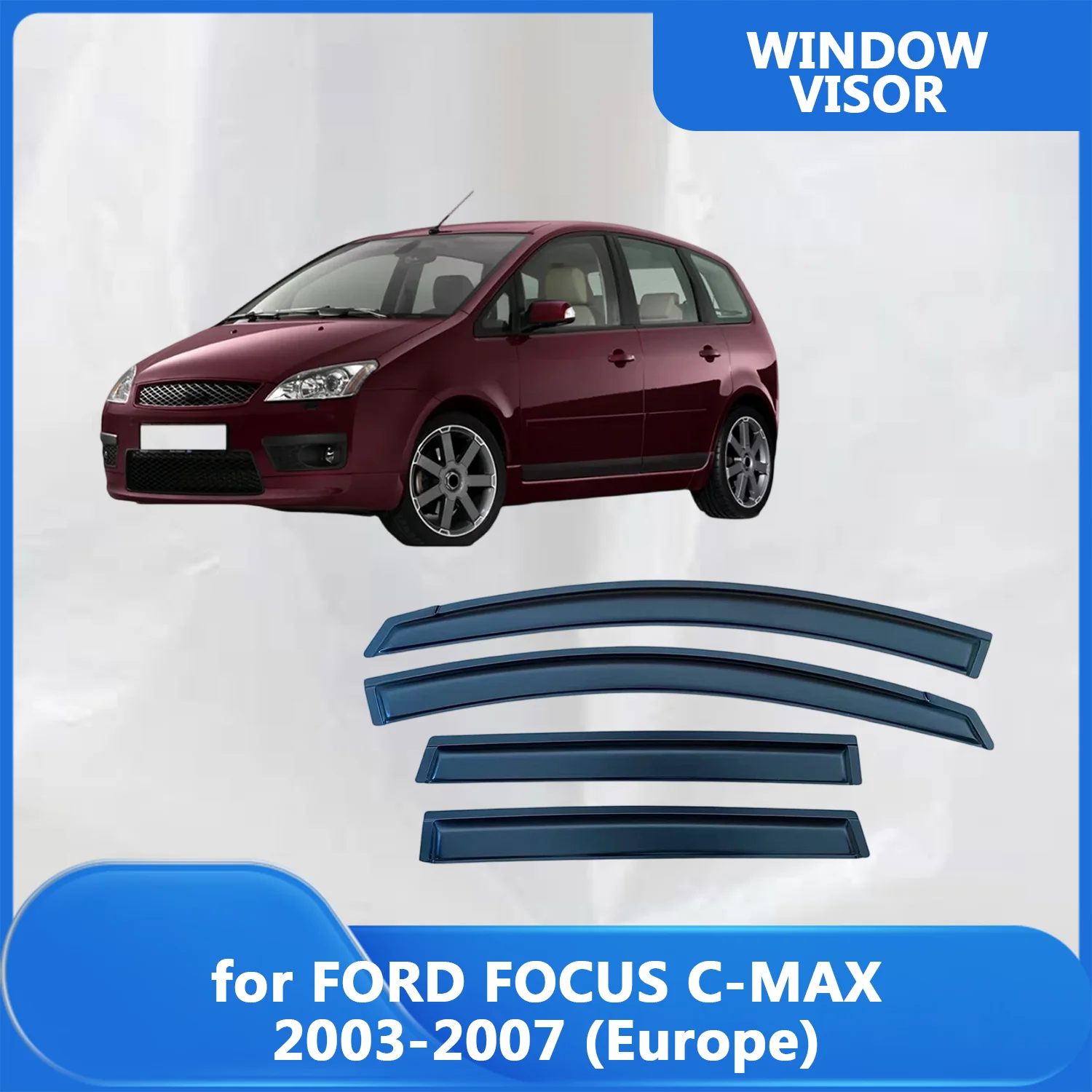Window Visor for FORD FOCUS C-MAX 2003 2004 2005 2006 2007 Europe Wind Deflectors Rain Guards Door Visor Vent Shades Rain
Window Visor for FORD FOCUS C-MAX 2003 2004 2005 2006 2007 Europe Wind Deflectors Rain Guards Door Visor Vent Shades Rain