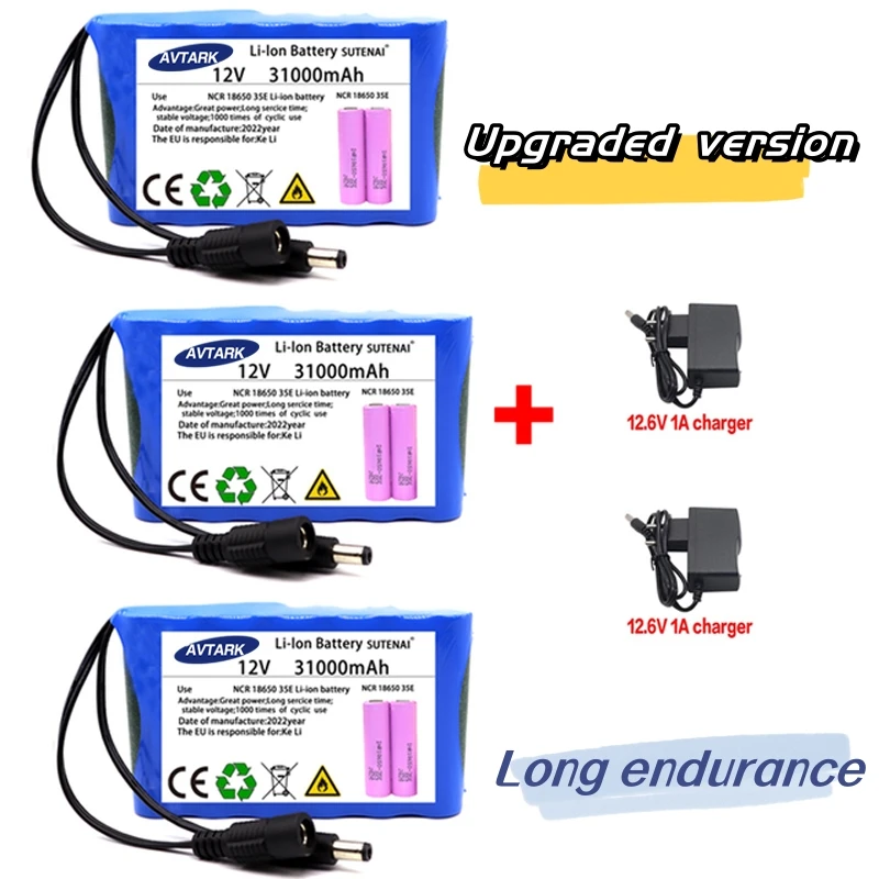 Enhanced Portable Rechargeable Battery Pack - 12V 31000mah 18650 Lithium Battery for Long-Lasting Power Supply
Enhanced Portable Rechargeable Battery Pack - 12V 31000mah 18650 Lithium Battery for Long-Lasting Power Supply