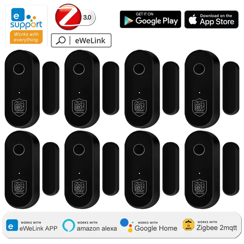 EweLink Zigbee Door Window Sensor Smart Home Security Alarm Door Open Closed Detector APP Control With Alexa Google
EweLink Zigbee Door Window Sensor Smart Home Security Alarm Door Open Closed Detector APP Control With Alexa Google