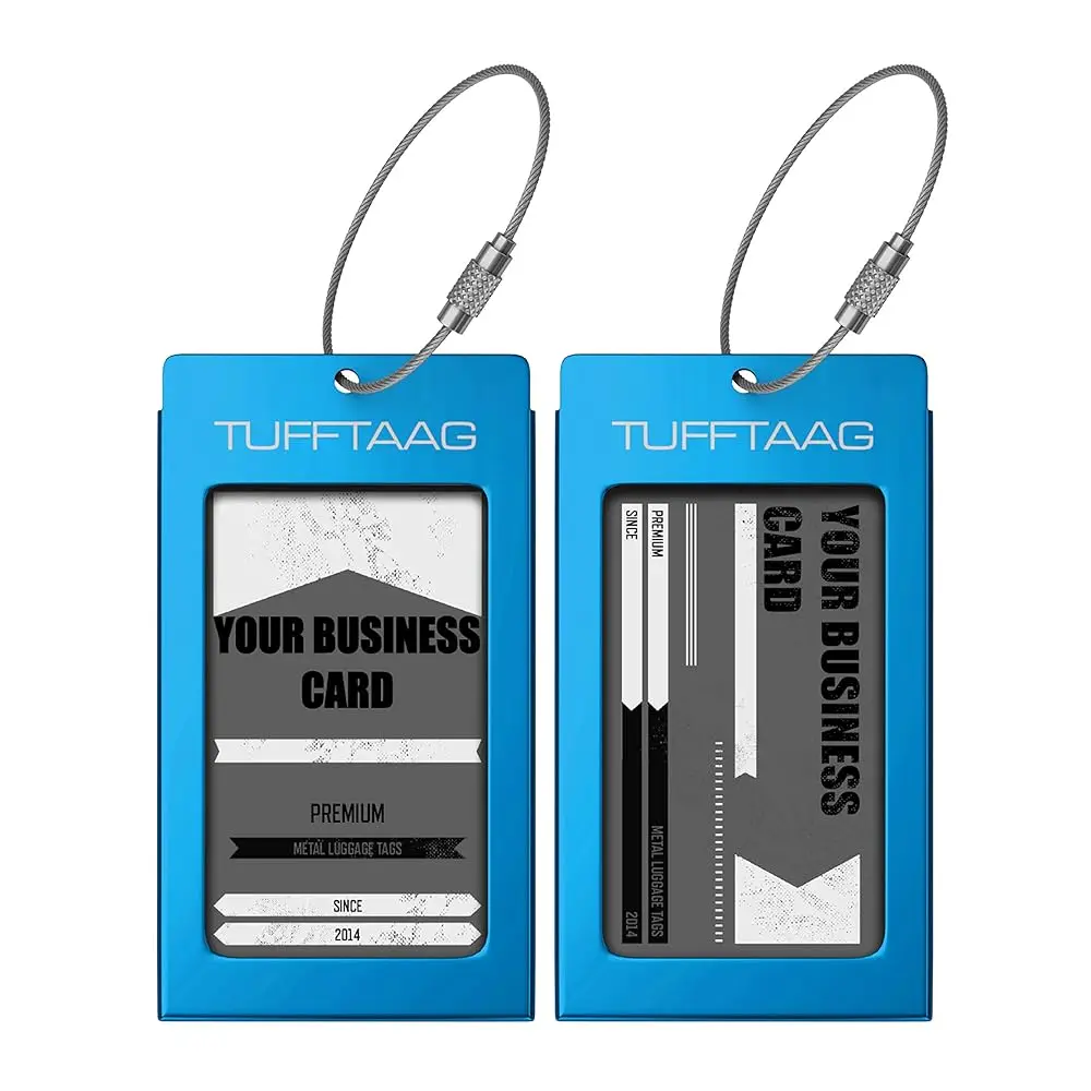 Free ShippingLuggage Tags Business Card Holder by TUFFTAAG - Durable Travel ID Bag Tag in Multiple Color Options, Perfect for Su
Free ShippingLuggage Tags Business Card Holder by TUFFTAAG - Durable Travel ID Bag Tag in Multiple Color Options, Perfect for Su