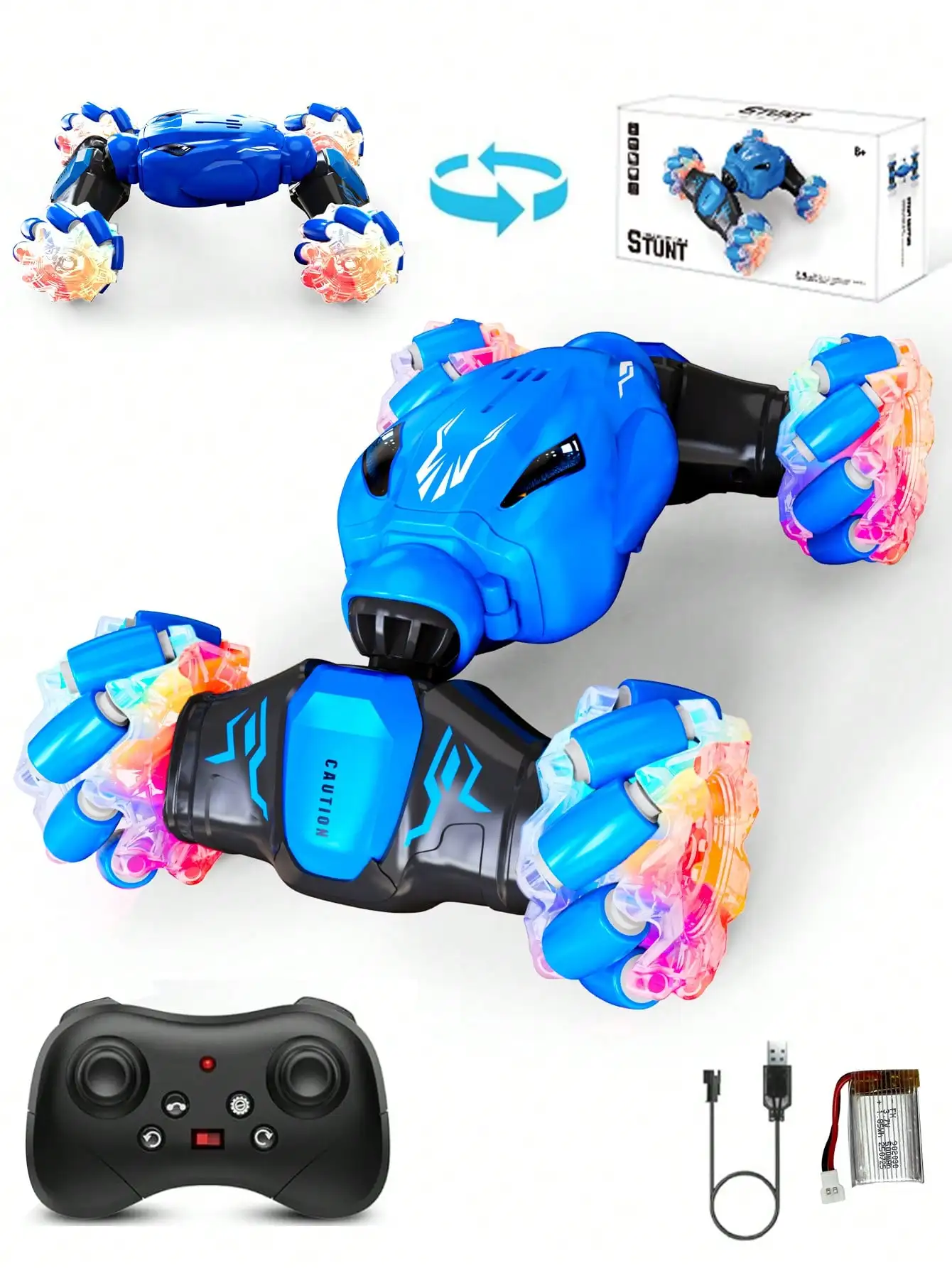 Mini Alien Shaped RC Stunt Car 2.4GHz 4WD One-Key Auto Transformation Multi-Directional Remote Control Toy Kids Gift
Mini Alien Shaped RC Stunt Car 2.4GHz 4WD One-Key Auto Transformation Multi-Directional Remote Control Toy Kids Gift