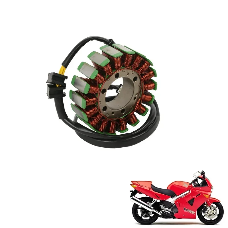 Катушка статора магнето для Honda VFR800 FI 1998-2001 1999 2000 VFR 800, генератор перехватчика, аксессуары для мотоциклов
Катушка статора магнето для Honda VFR800 FI 1998-2001 1999 2000 VFR 800, генератор перехватчика, аксессуары для мотоциклов